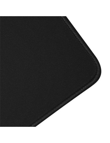 DMP460 L Mousepad, (450x400)mm, stitched edges, black