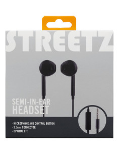 Auricolari Wired Semi-In-ear Music Neri 2