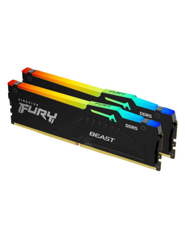 32GB (2x16GB) FURY Beast RGB 5600MHz CL36 XMP/EXPO