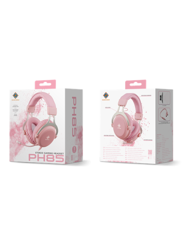 Over-ear Gaming Headset Pink