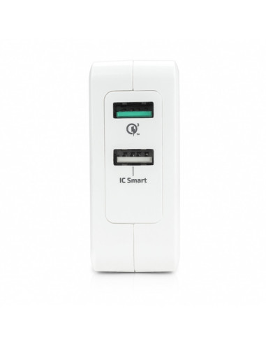 30W Caricatore 2xUSB A da 6.0A Bianco