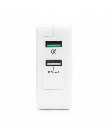 30W Caricatore 2xUSB A da 6.0A Bianco