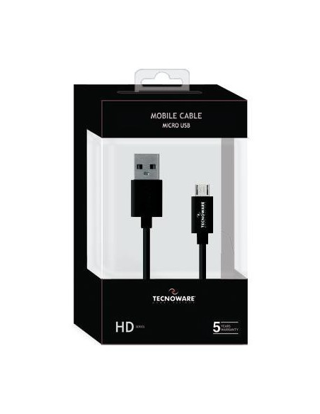 1,00mt Cavo USB 2.0 - USB A Micro-USB B Black