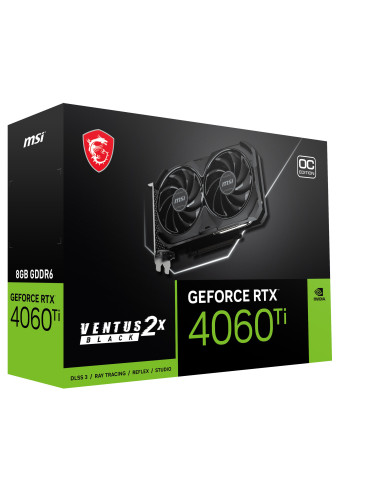 8GB GeForce RTX 4060 Ti VENTUS 2X BLACK 8G OC