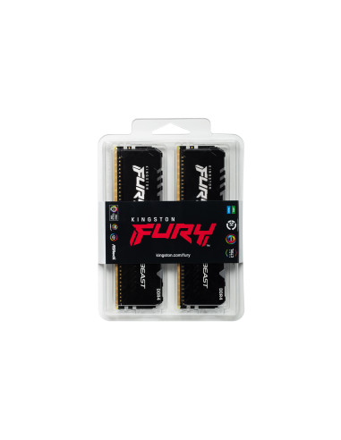 32GB (2x16GB) FURY Beast RGB 3,6GHz