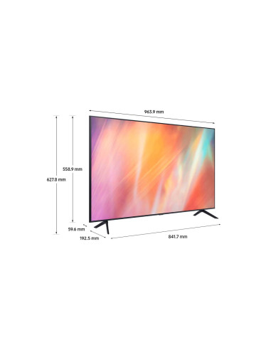 43" UE43AU7170U 4K Ultra HD Smart TV Wi-Fi Grey