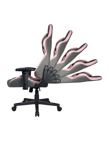 Caliber R1S Rose Gaming armchair Padded seat Grey, Pink