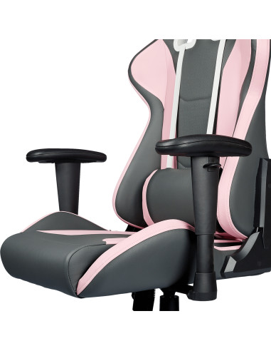 Caliber R1S Rose Gaming armchair Padded seat Grey, Pink
