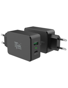 33W Charger Black USB A - USB C Fast charging 2