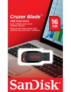 16GB Cruzer Blade USB tipo A 2.0 Nero, Rosso 2
