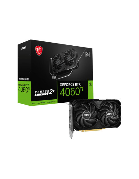 16GB GeForce RTX 4060 Ti VENTUS 2X BLACK OC 16GB GeForce RTX 4060 Ti VENTUS 2X BLACK OC