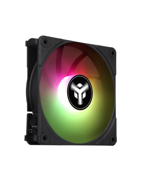 Kit 3x Ventola per case UW12 Black - 12cm, ARGB Sync 5V 3pin, 4pin PWM Kit 3x Ventola per case UW12 Black - 12cm, ARGB Sync 5V 3pin, 4pin PWM