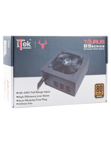 750W TAURUS BS750 80 Pus Bronze Semi-Modulare