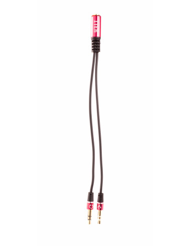 Taurus IE100 Headset Wired In-ear Gaming Black, Red