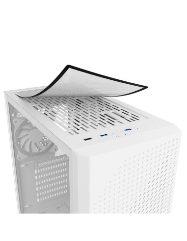 VS9 RGB Midi Tower White