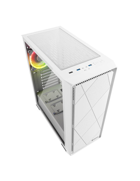 VS8 RGB Midi Tower White