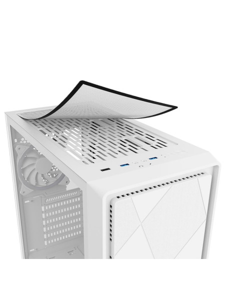 VS8 RGB Midi Tower White