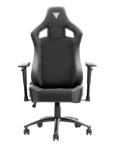 SCOUT PM30 Gaming Chair PVC e Tessuto Black/White con Poggiatesta, Cuscino Lombare, braccioli 4D SCOUT PM30 Gaming Chair PVC e Tessuto Black/White con Poggiatesta, Cuscino Lombare, braccioli 4D