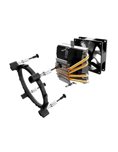 Haku Processor Cooler 9 cm Black, Metallic, RGB