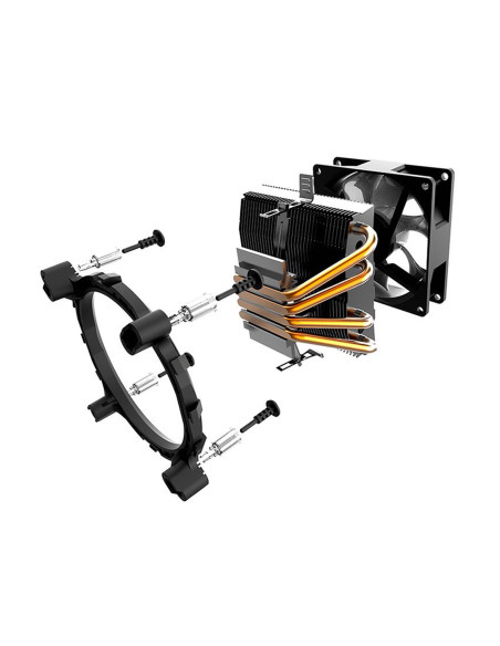 Haku Processor Cooler 9 cm Black, Metallic, RGB Haku Processor Cooler 9 cm Black, Metallic, RGB