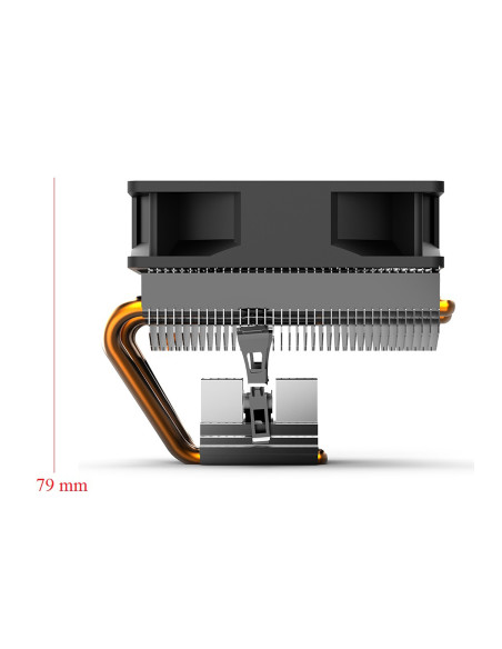 Haku Processor Cooler 9 cm Black, Metallic, RGB Haku Processor Cooler 9 cm Black, Metallic, RGB