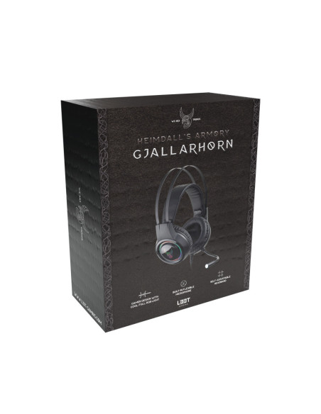 GJALLARHORN Headset Wired Head-band Black