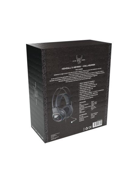 GJALLARHORN Headset Wired Head-band Black