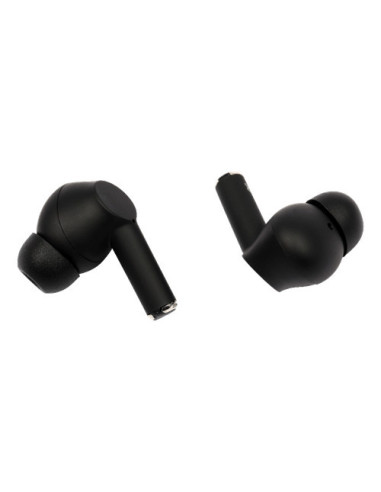 Cuffie In Ear Bluetooth Stereo Nero headset con microfono, Custodia di ricarica, regolazione del volume