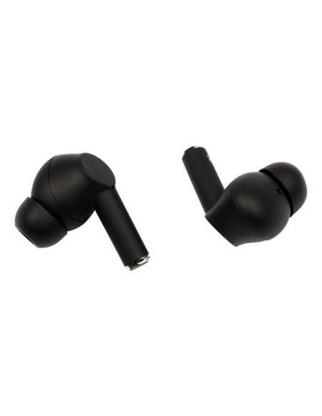 Cuffie In Ear Bluetooth Stereo Nero headset con microfono, Custodia di ricarica, regolazione del volume