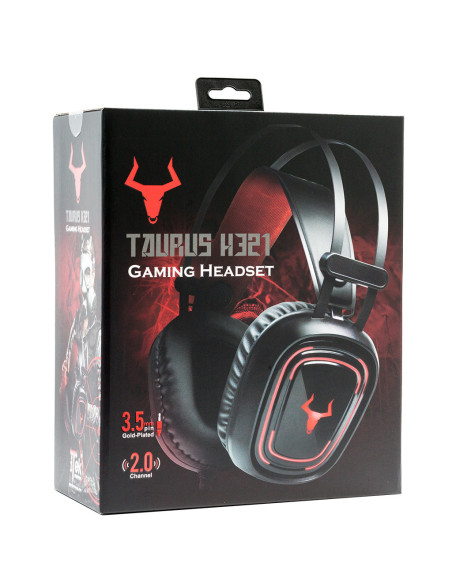 TAURUS H321 Headset Wired Head-band Gaming Black TAURUS H321 Headset Wired Head-band Gaming Black