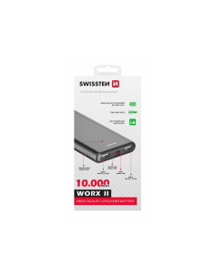 10.000mAh Power Bank Worx II 2x USB-A, Micro USB e USB-C 2