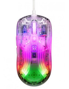 DM330 Transparent Gaming Mouse, RGB Wired, 10000DPI 2