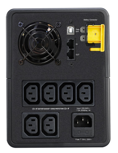 Back-UPS 1600VA 230V AVR 6x IEC Sockets Black