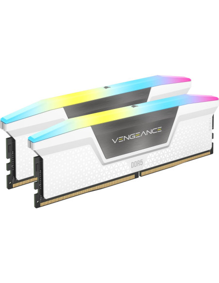 32GB (2x16GB) Vengeance RGB 6,0GHz White XMP 32GB (2x16GB) Vengeance RGB 6,0GHz White XMP