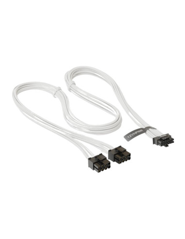 PCIe 5.0 Adapter White Adattatore da 2x 8Pin con connettore HPWR da 12 V