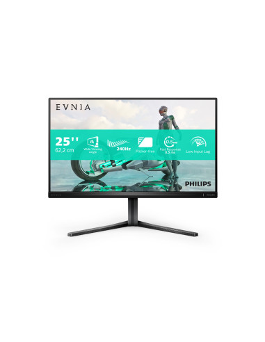 24.5" Evnia 240Hz 0,5ms FHD Pivot/Tilt/HAS FreeSync Premium