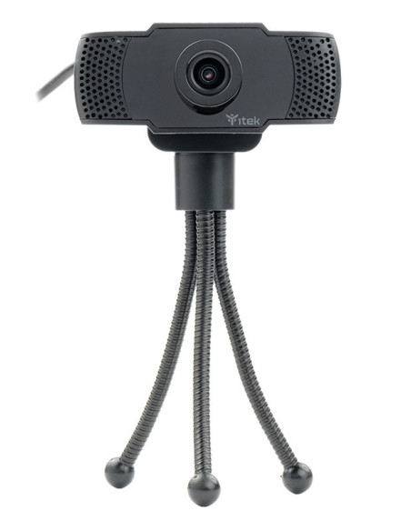 Webcam con Microfono W300 - Full HD- 30FPS- USB- treppiede