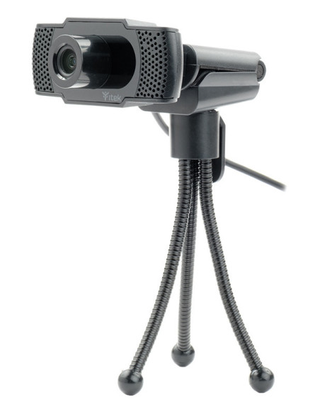 Webcam con Microfono W300 - Full HD- 30FPS- USB- treppiede