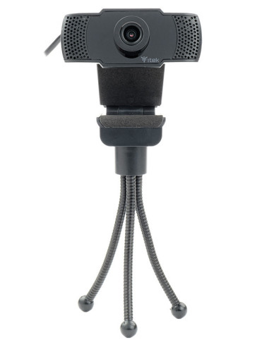 Webcam con Microfono W300 - Full HD- 30FPS- USB- treppiede