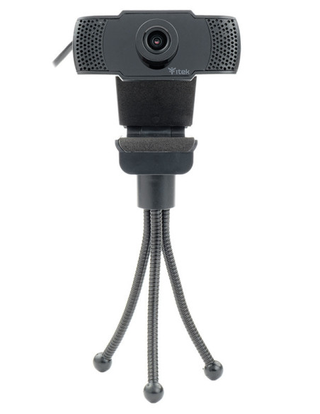 Webcam con Microfono W300 - Full HD- 30FPS- USB- treppiede