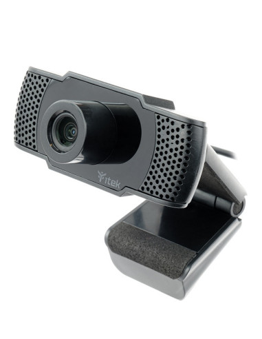 Webcam con Microfono W300 - Full HD- 30FPS- USB- treppiede