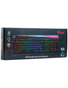 Tastiera Gaming X31 - Meccanica- Switch Blu OUTEMU- RGB- Macro- Software- Special Design 2