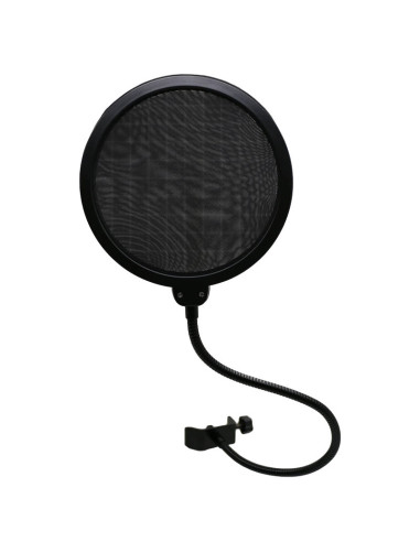 Supporto Regolabile da tavolo per Microfono e Smartphone con Filtro Antipop- Ragno- Clips