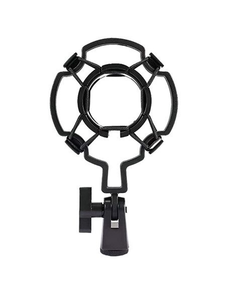 Supporto Regolabile da tavolo per Microfono e Smartphone con Filtro Antipop- Ragno- Clips
