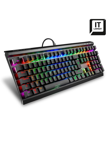 SKILLER SGK60 Keyboard Gaming USB Mechanical Kailh Box Red RGB