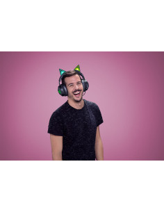 Kraken Kitty Edition Headset Wired Head-band Gaming Black, Green RGB 2