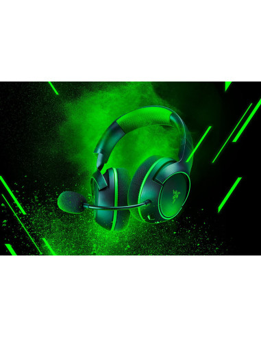 Kaira HyperSpeed Headset Wireless Head-band Gamin g Bluetooth XBox Black, Green