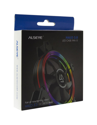 Alseye Halo 3.0 16 bright RGB LEDs per 120mm fan
