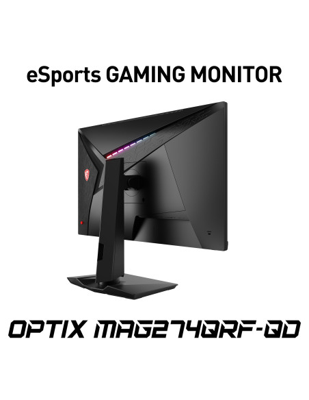 27" Optix MAG274QRFDE-QD WQHD rapid-IPS 165Hz 1ms Pivot/HAS/Tilt USB-C G-SYNC eSports