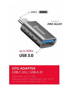 OTG ADAPTER USB-C(M)/USB-A(F) 2